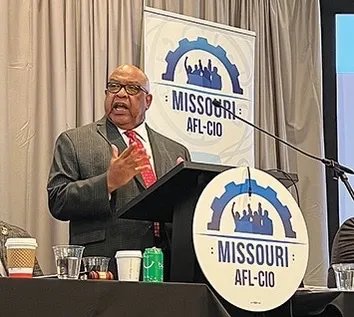 National Secretary-Treasurer Fred Redmond Speaks at the 2022 State Convention