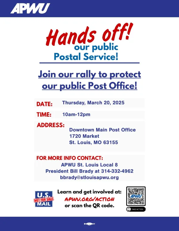3/20 Postal Service Rally